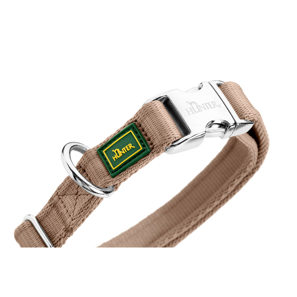 Hundehalsbånd Hunter Inari Beige XL 45-65 cm
